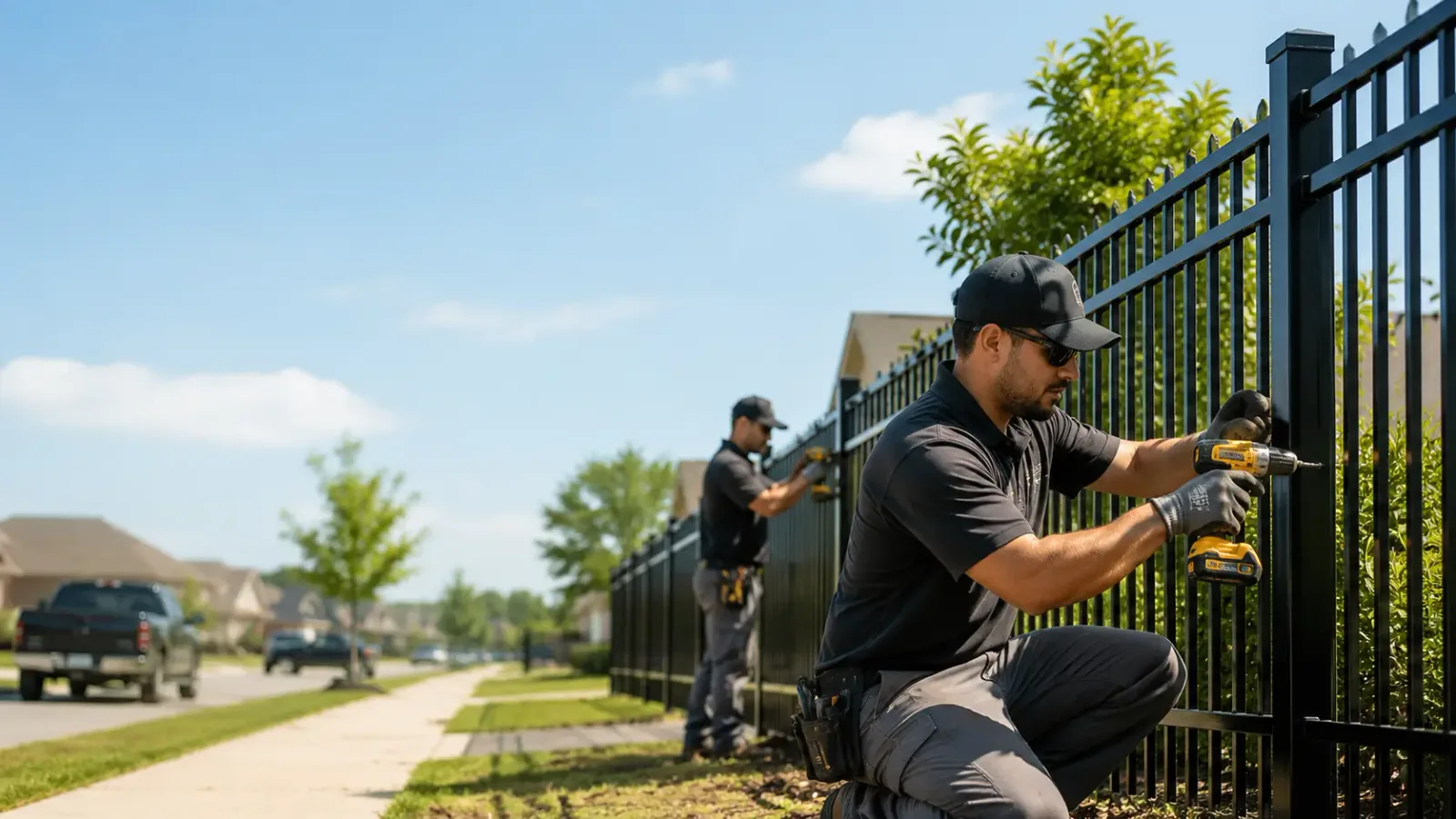 Metal Fence Installation in Boling, TX